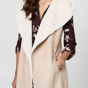 Le Chateau Cream Teddy Jacket